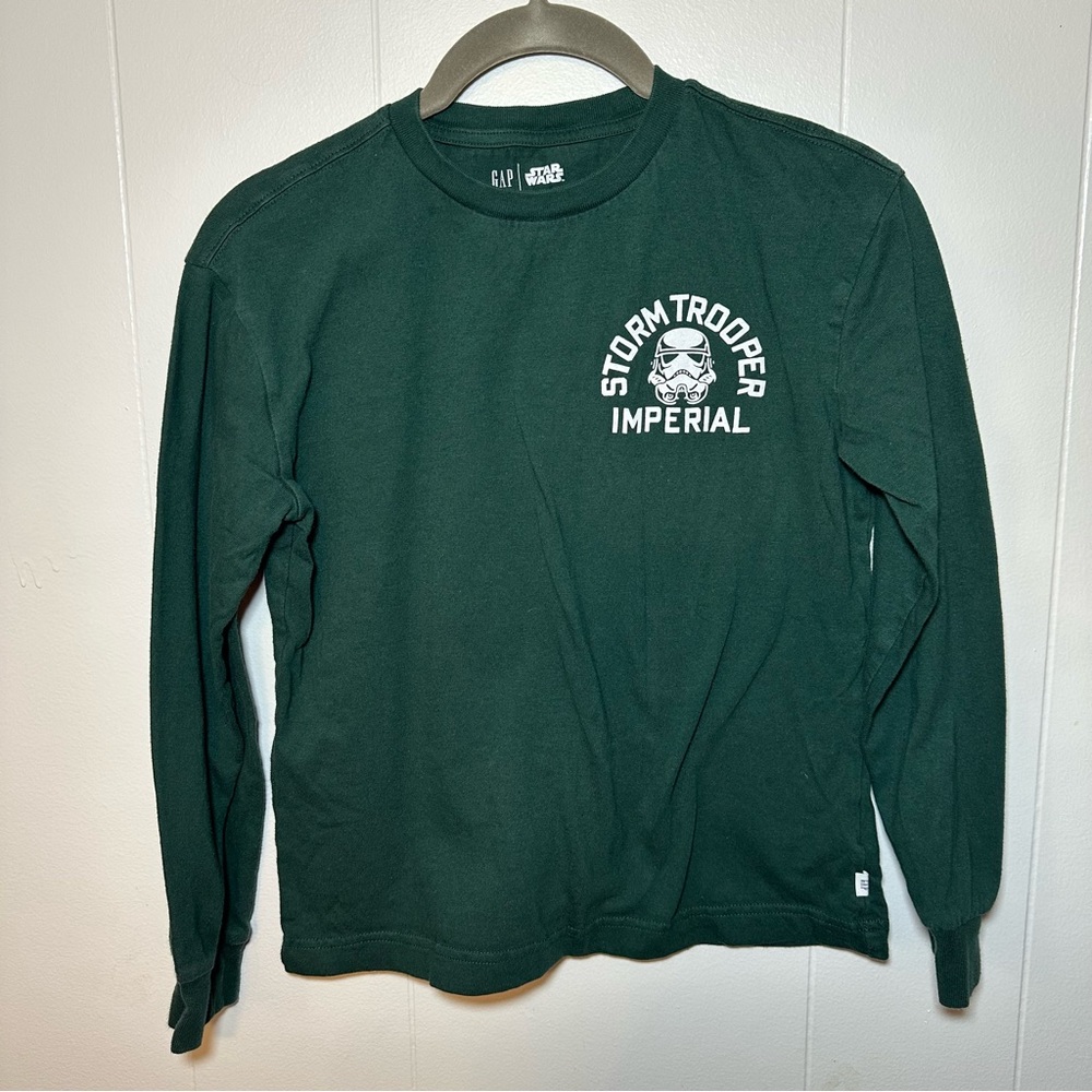 GAP Star Wars Stormtrooper Green Long Sleeve Shirt